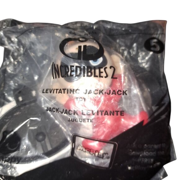 McDonalds Incredibles 2 Levitating Jack-Jack #5 Kids Happy Meal Toy McPlay - Picture 2 of 2